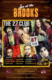 The 27 Club - Live at the Brooks (Presented by the Six String Society)
