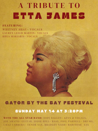 Whitney Shay pays tribute to Etta James at the Gator By The Bay Festival