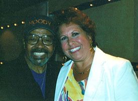 Stephanie with James Moody
