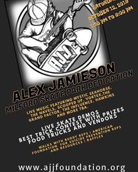 Alex Jamieson Milford Skate Park Dedication