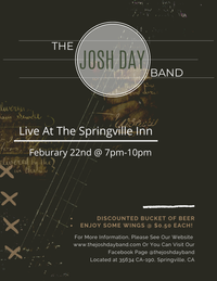 The Josh Day Band Live At The Springville Inn