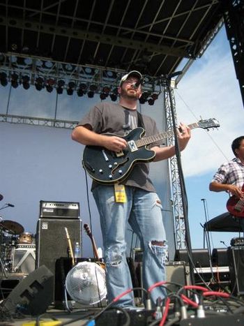 Playing With Jeremiah James Korfe Opening For Joe Walsh In IA Summer of 2012
