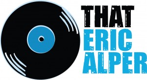 A black and blue record with blue text

Description automatically generated