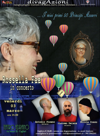 Concerto di Rossella Faa "I miei primi 50 Principi Azzurri" @ divagAzioni - Teatro Adriano