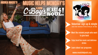 Andrea Magee Music Helps Mondays at C Boys Heart & Soul 