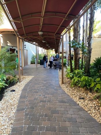 Walkway from Pavilion to Sunset Grill
