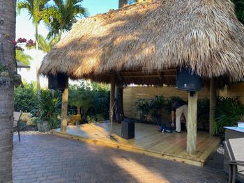 Covered Tiki Stage
