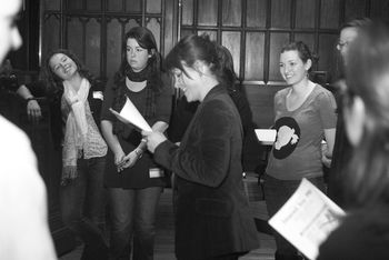 CHORAL WORKSHOP at Columbia University photo: Julie Hau
