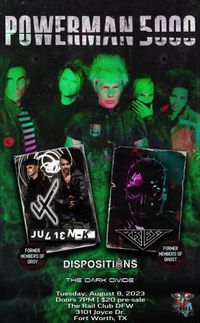 Powerman 5000 x Dispositions at The Rail Club!