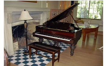 The 1901 Steinway that was owned by Jack London’s wife Charmian. We members of the “Jack London Piano Club” perform on this fully restored grand twice a year in fundraisers.
