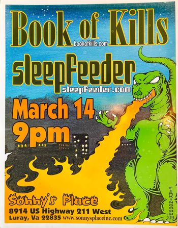 March 2009 Book of Kills Poster
(Casey Firkin)

