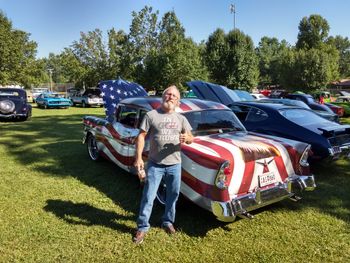 Custom cars at the Jamestown Jamboree - Dewayne says I"ll take this one!
