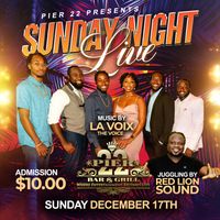 Pier 22 presents Sunday Night Live