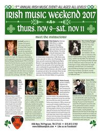 Liz teaches in Tennessee - Irish Music Weekend!