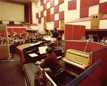 Recording Session at CTS Studios, Wembley, london.
