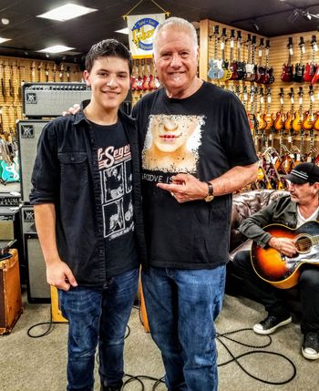 With Norm from Norman's Rare Guitars
