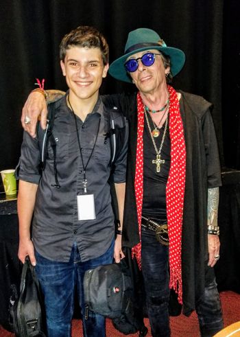 With Earl Slick

