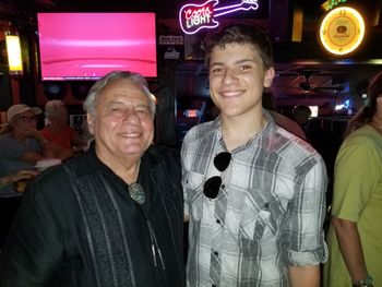 Jake with Eddie Brigati, Rock and Roll Hall of Famer and member of The Rascals
