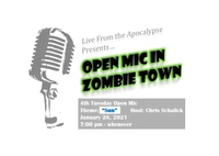  4th Tuesday Open Mic Zoom / FB Live