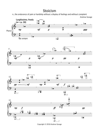 Stoicism - Solo Piano - Sheet Music (PDF)