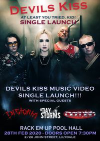 Devils Kiss - Debut Music Video Single Launch + Special Guests