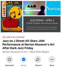 Jazz on J Street All-Star Jam at Norton Art-After-Dark