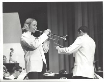 Chris playing A Trumpeter's Lullaby.
