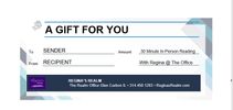 30- Min In-Person Session Gift Certificate 