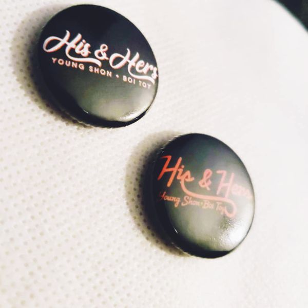 His & Hers Badge Pins