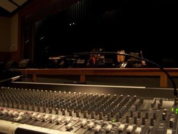 The soundboard at the Centene Center
