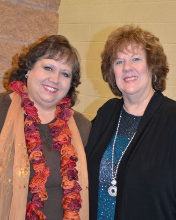 Kathy Atkins poses with Louis Moody.
