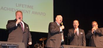 John Moody sings with Claude Johnson, Gary O'Neal and Kent Mathes.
