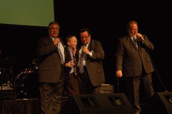 Boone Berry sings with Crimson Gold.
