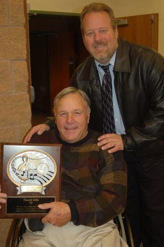 Harold Mills with Kent Mathes
