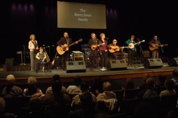 Bluegrass at the convention with the Barry Jones Family.
