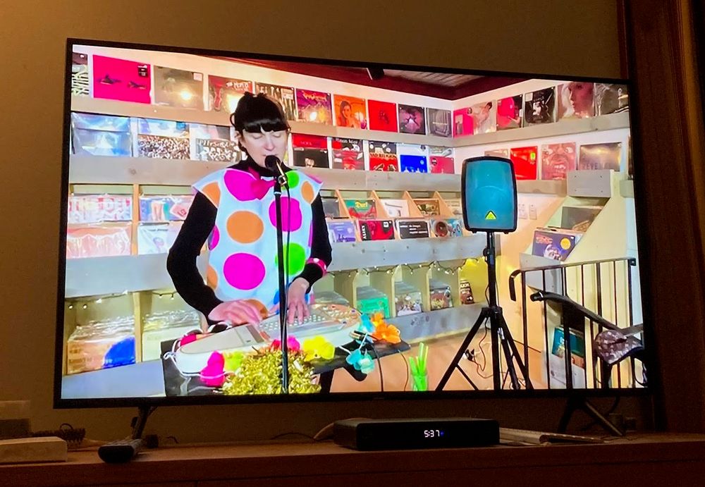 Krista performs live at Dogwood Records, January 2021