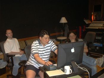 June 2003 - Sang Park, David Leonard (Jeff in background)
