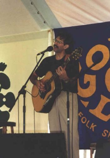 Mike Barris at Golden Link Folk Festival, 1994
