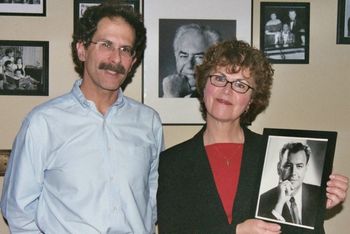 Mike Barris and Rosemary Riddle Acerra, daughter of  arranger Nelson Riddle
