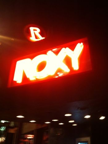 The Roxy - Hollywood, CA Ya, know...singing...
