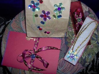Joeys Matching Necklace Gift Bag & Card 4 Grandma
