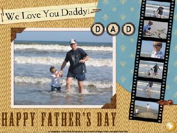 fathers day photo scrap book
