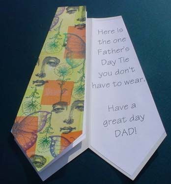 fathers day tie card
