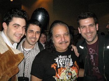 2/07 From Left: Tim Blane, Alfred, Ron Jeremy, Matt Santry
