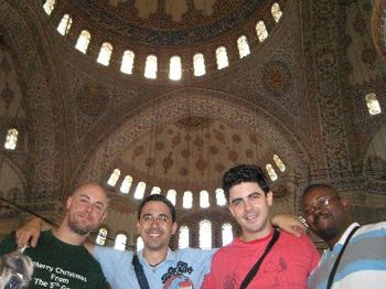 AJB at the Blue Mosque in Istanbul
