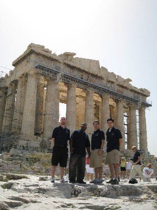 AJB at the Acropolis! Wow!
