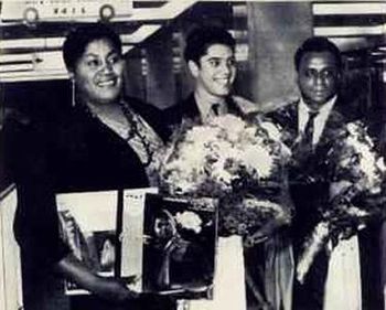 Odetta, Bruce Langhorn and my Father Les Grinage
