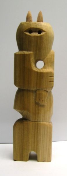 Animal Totem 3 yellow poplar 8.75" tall
