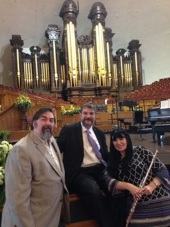 Dave Sharp, Alan Bachman, Andalin Bachman The Interfaith Roundtable Musical Tribute 2015 - sound check before the gig.
