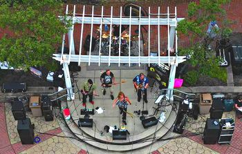 View from Drone Party on the Plaza Aug. 5, 2023
